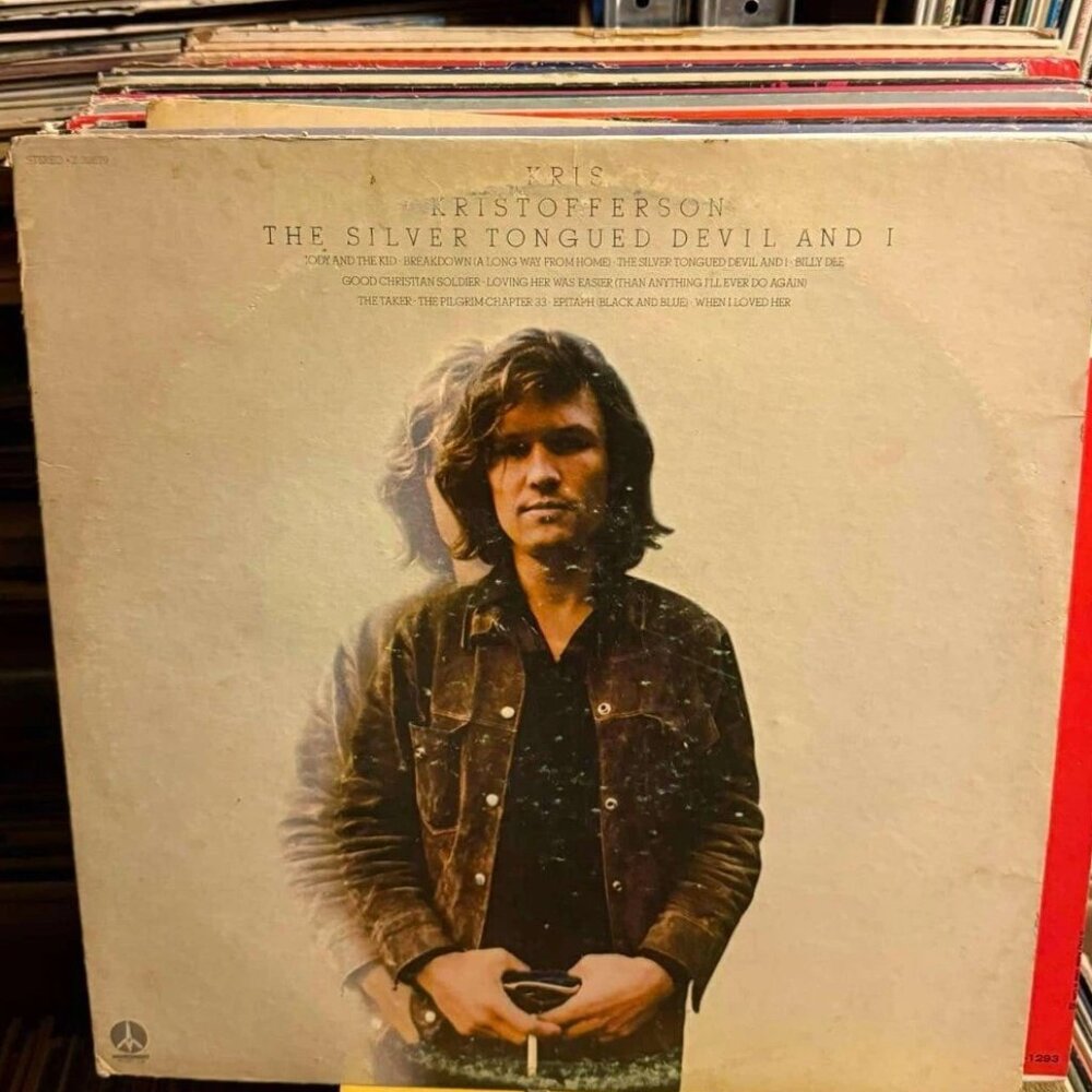 Kris Kristofferson – The Silver Tongued Devil And I Vintage VG+ AB83